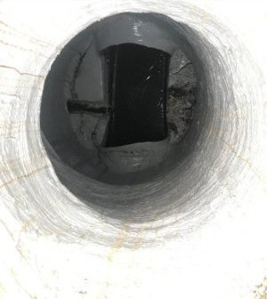 Manhole after the final coat