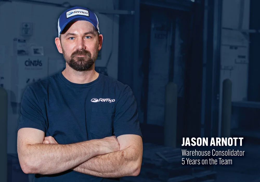 Jason Arnott, Warehouse Consolidator, 5 years on the team